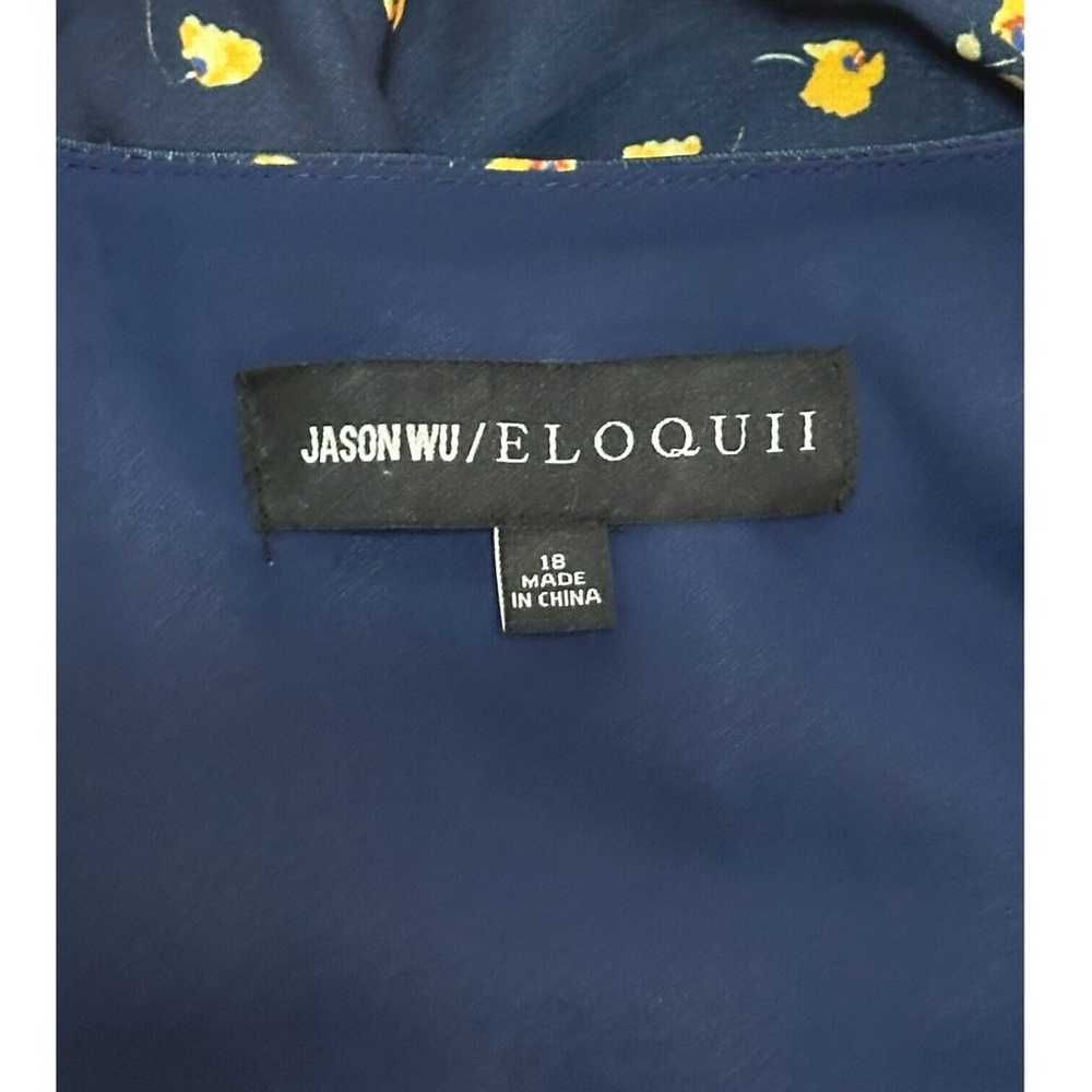 JASON WU X ELOQUII Poppy Wrap A-Line Dress Midi F… - image 9