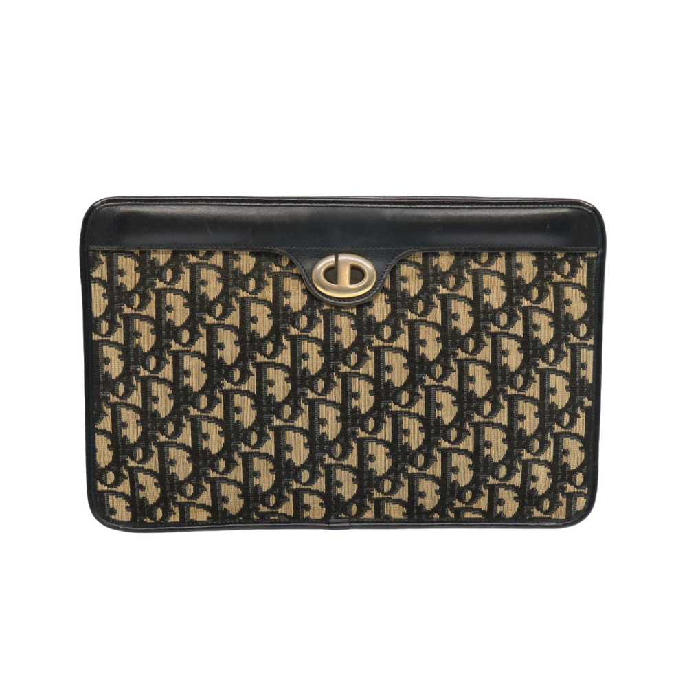 Dior Navy Trotter Clutch - image 1