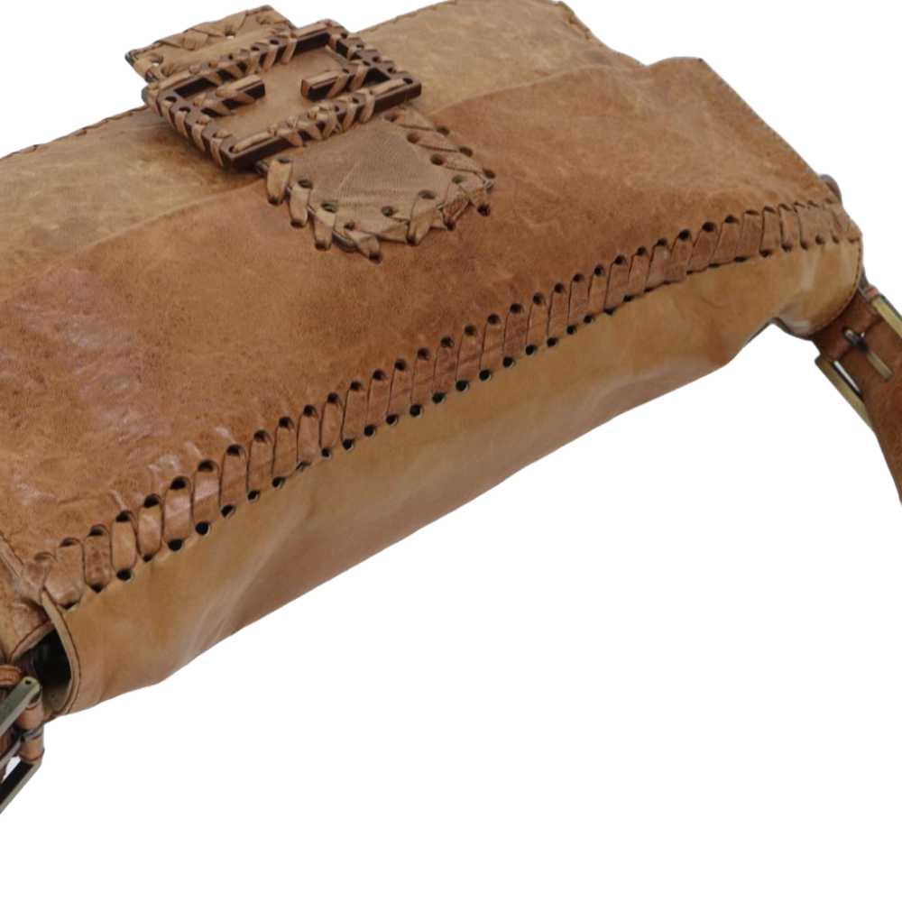 Fendi Brown Leather Baguette - image 4