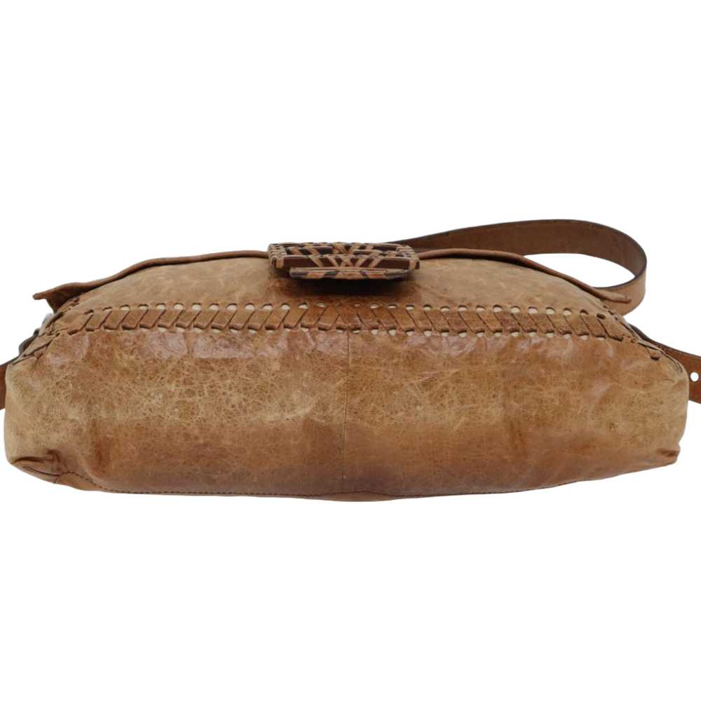 Fendi Brown Leather Baguette - image 6