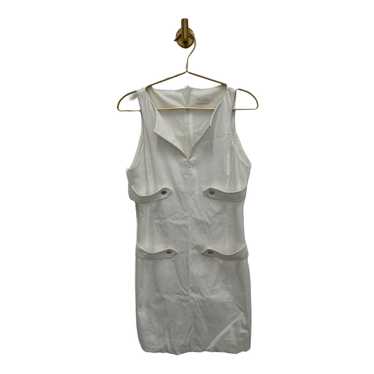 Valentino White Button Mini Dress - image 1