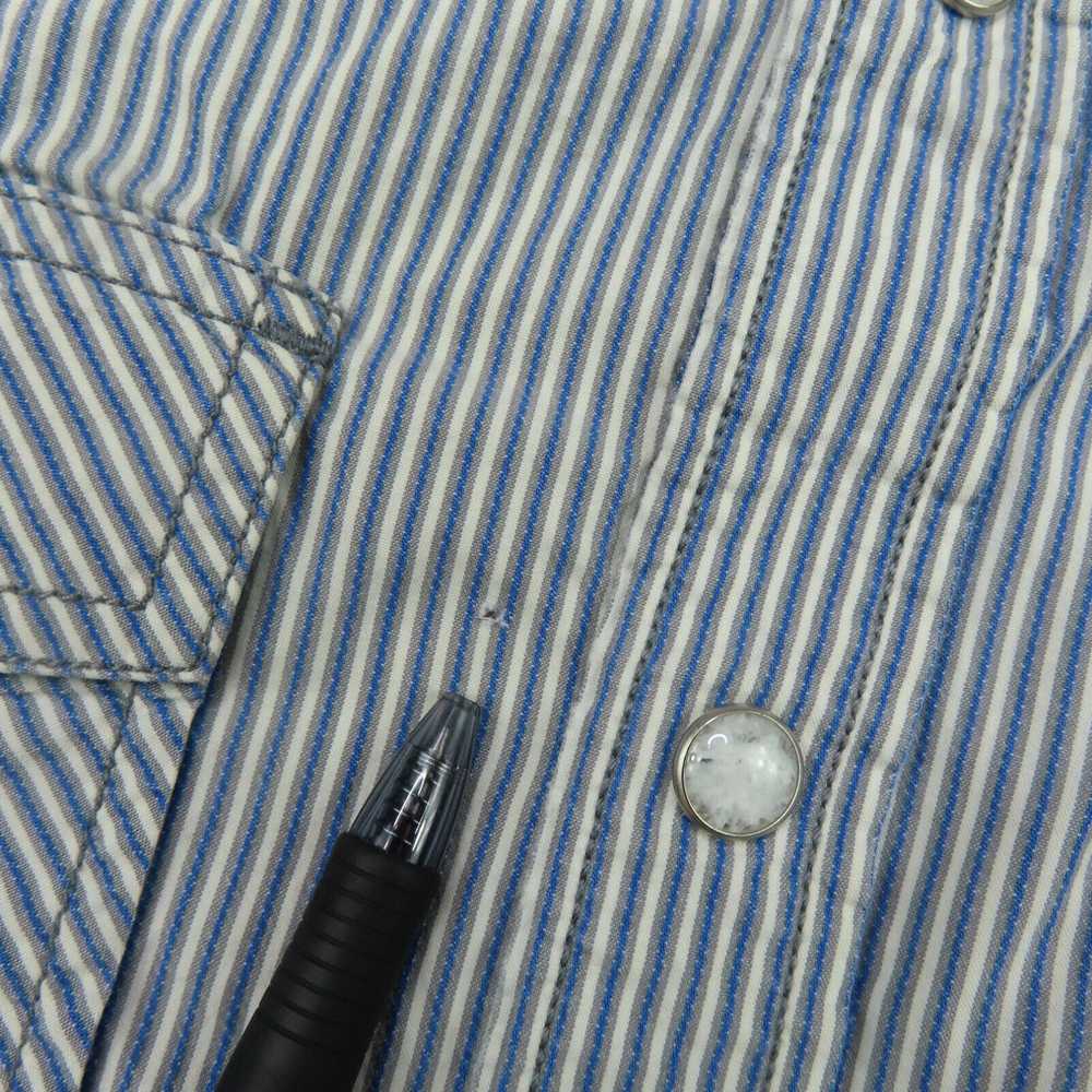 Mossimo Mossimo Shirt Adult Small Blue & White St… - image 2