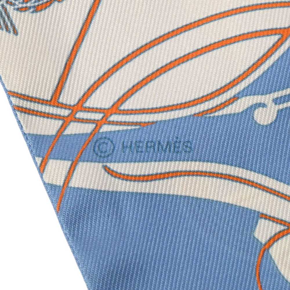 Hermes HERMES Twilly EX LIBRIS MARB Blue Moiyan/J… - image 6