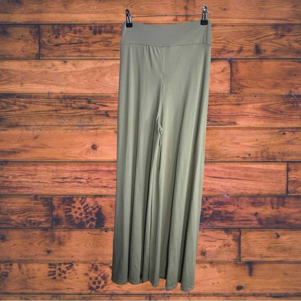 Brand L&B Lucky & Blessed Tan Wide Leg Pants Small - image 2