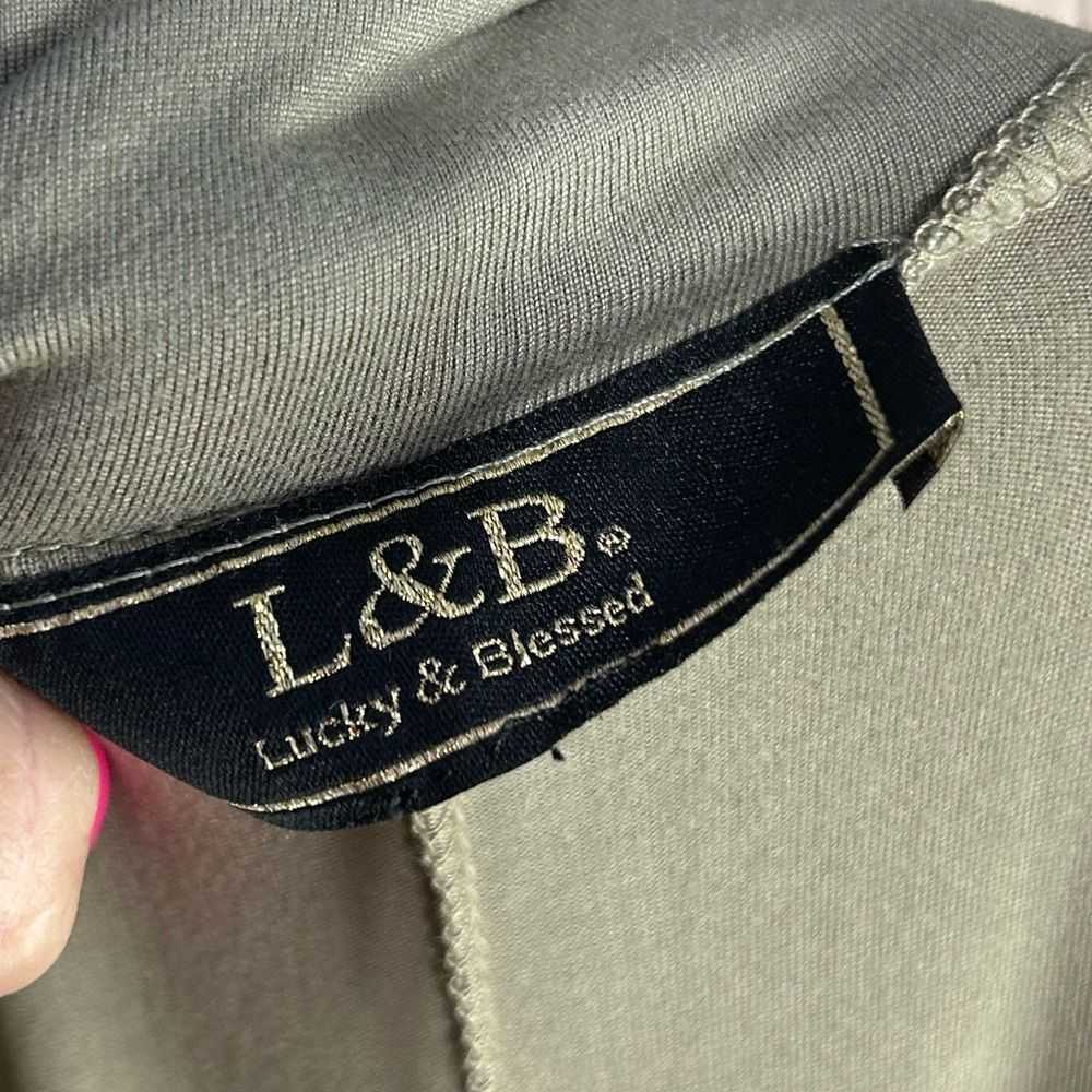 Brand L&B Lucky & Blessed Tan Wide Leg Pants Small - image 3