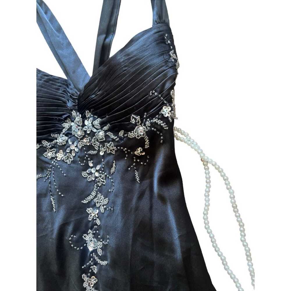 Fiesta Halter Neck Bodycon Dress Beaded Dress Run… - image 5
