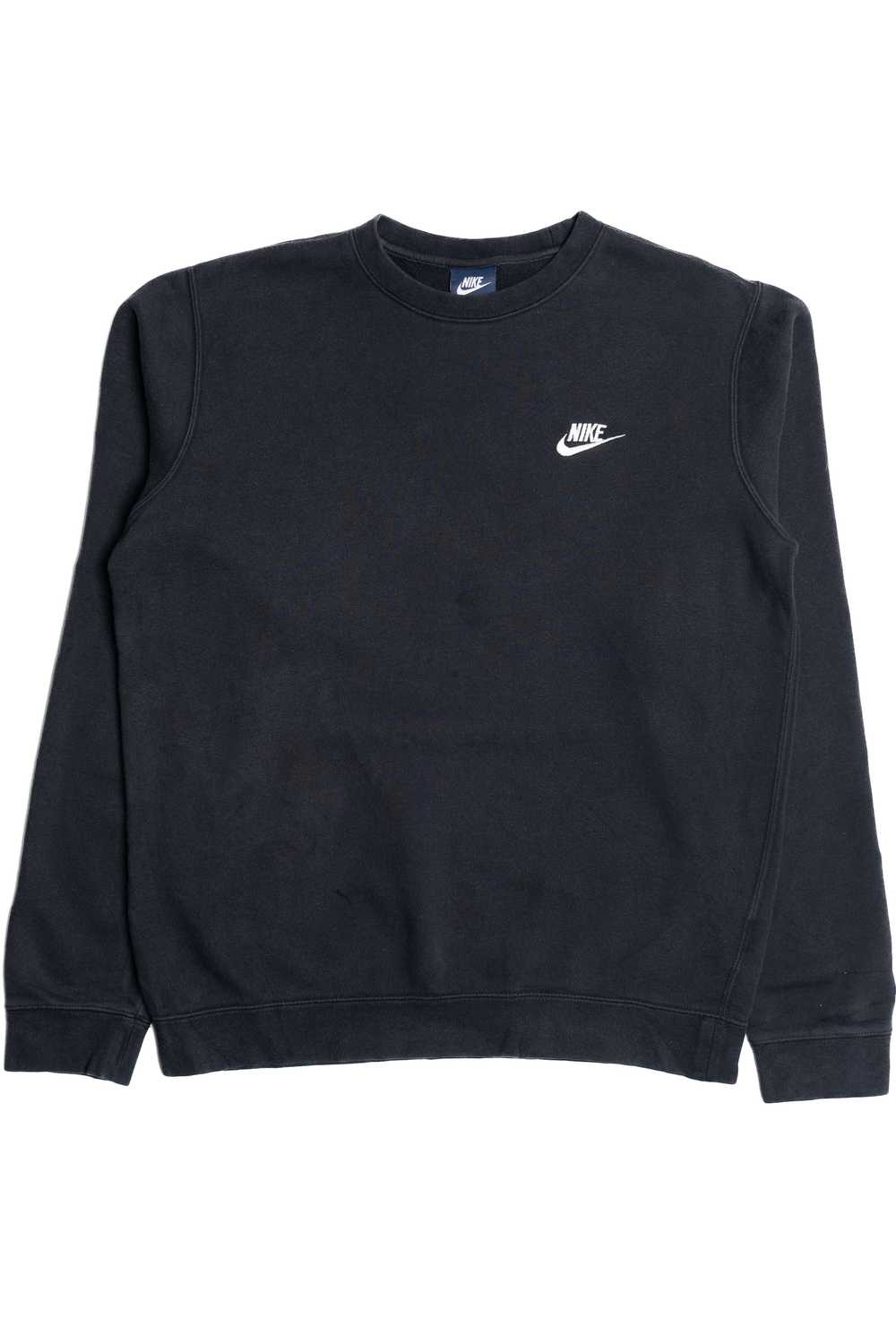 Nike Embroidered Logo Faded Black Sweatshirt - image 1