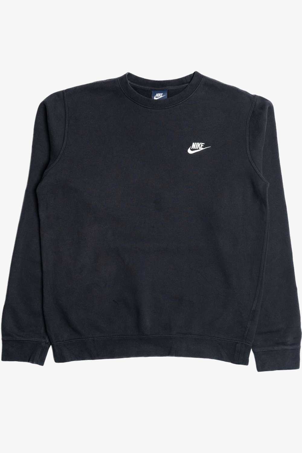 Nike Embroidered Logo Faded Black Sweatshirt - image 1