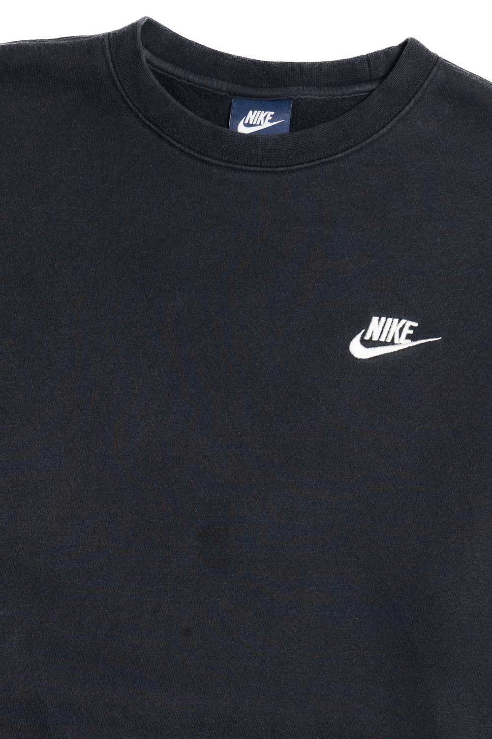 Nike Embroidered Logo Faded Black Sweatshirt - image 2