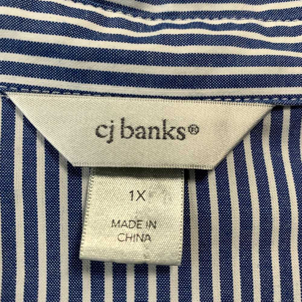 Vintage CJ Banks Shirt Womens 1X Button Up Blouse… - image 3