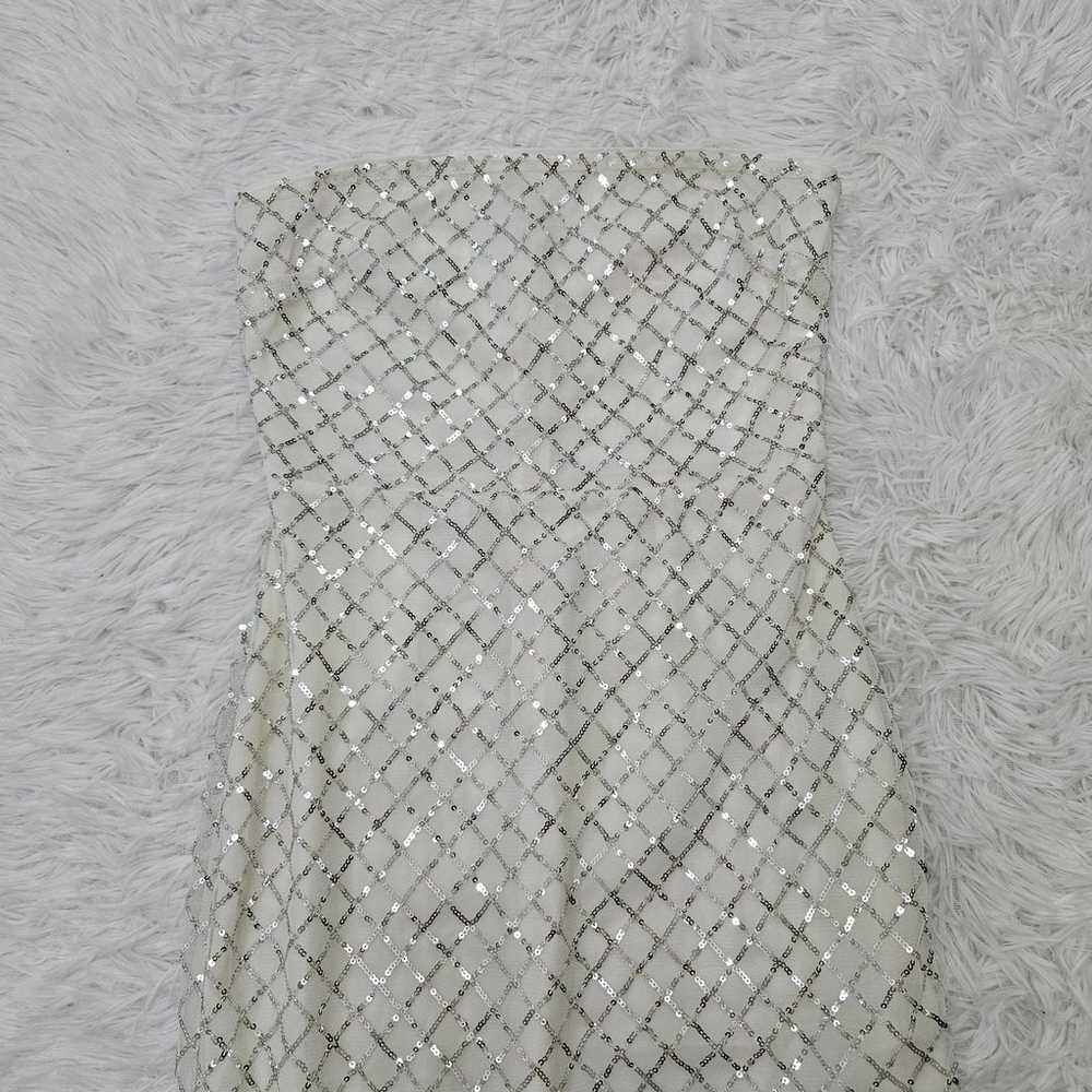 Camila Coelho White Silver Ellery Sequin Embellis… - image 3