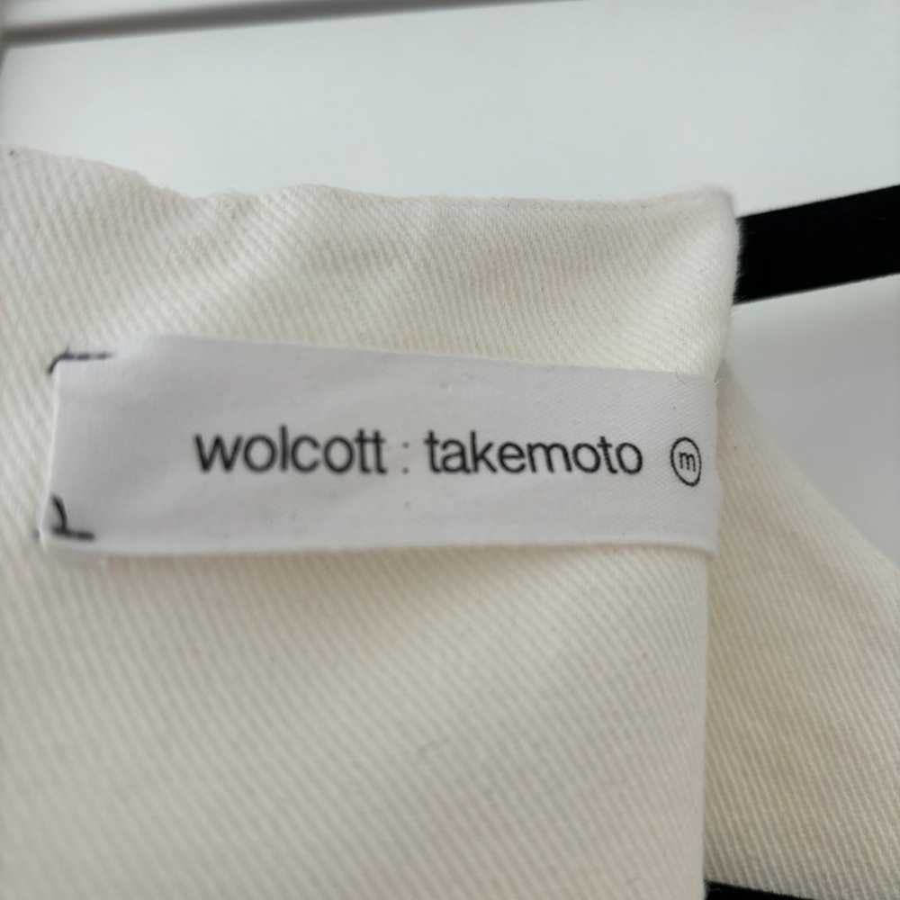 WOLCOTT TAKEMOTO BUSHI JUMPSUIT Inverted Pleat Wh… - image 8