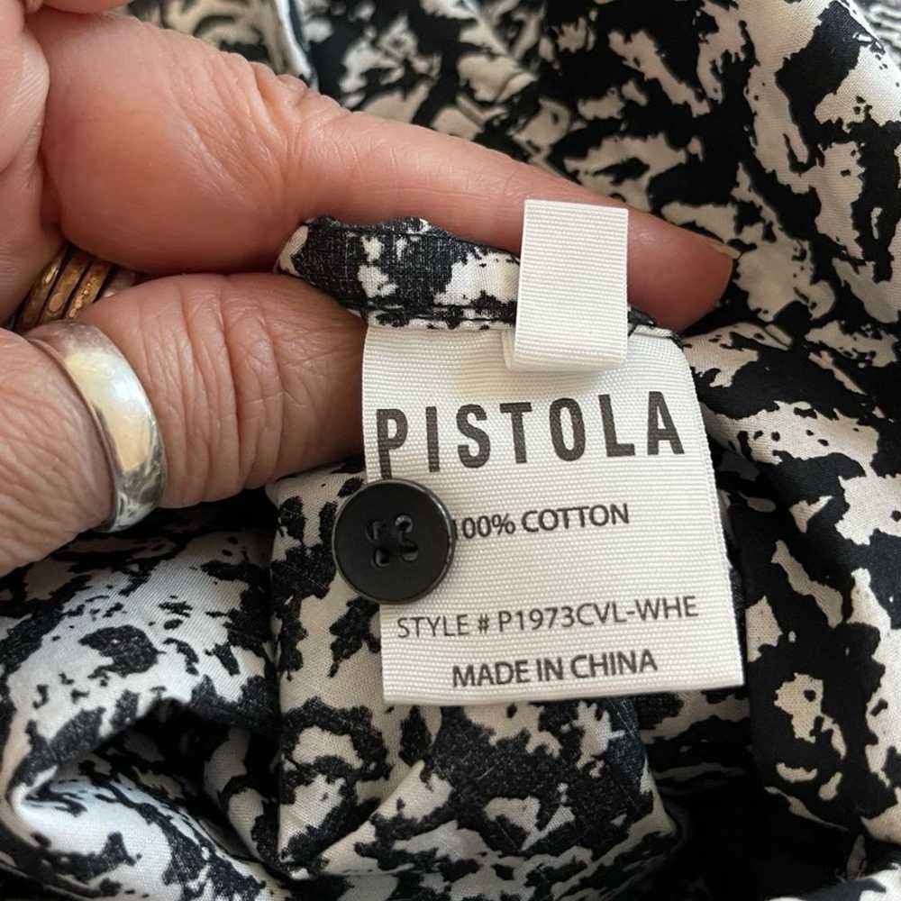 Pistola White Noise Jumpsuit In Black And White S… - image 6
