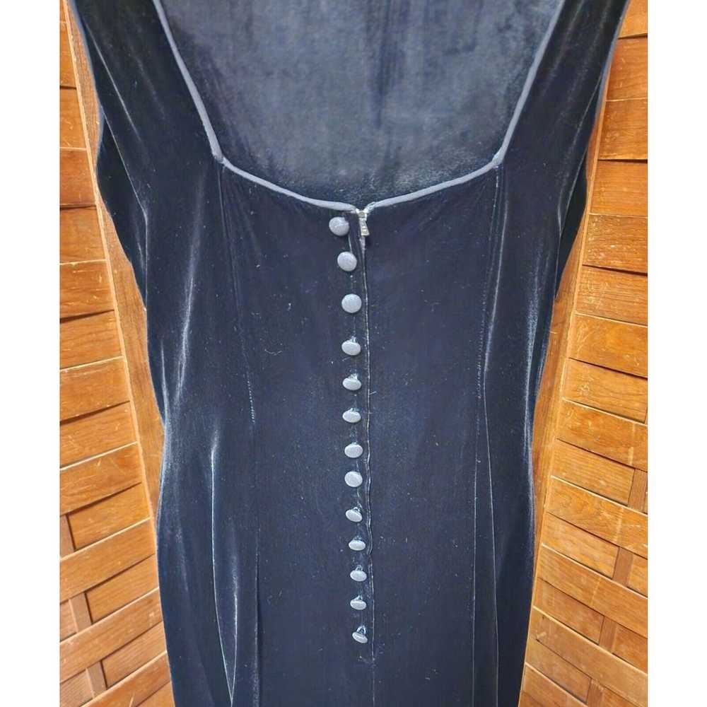 Donna Morgan Size 16 Silk Velvet Sleeveless Black… - image 7