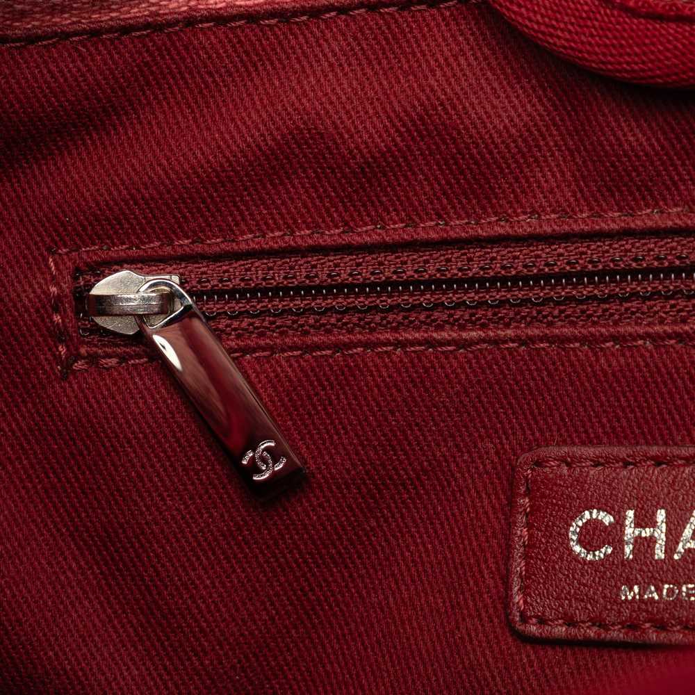 Product Details Chanel Red Mini Canvas Deauville … - image 8