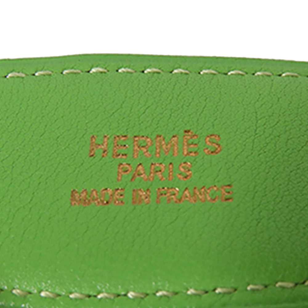 Product Details Green Leather Reversible Constanc… - image 2