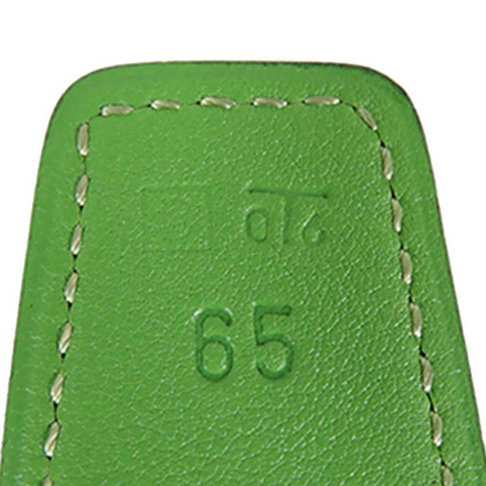 Product Details Green Leather Reversible Constanc… - image 3