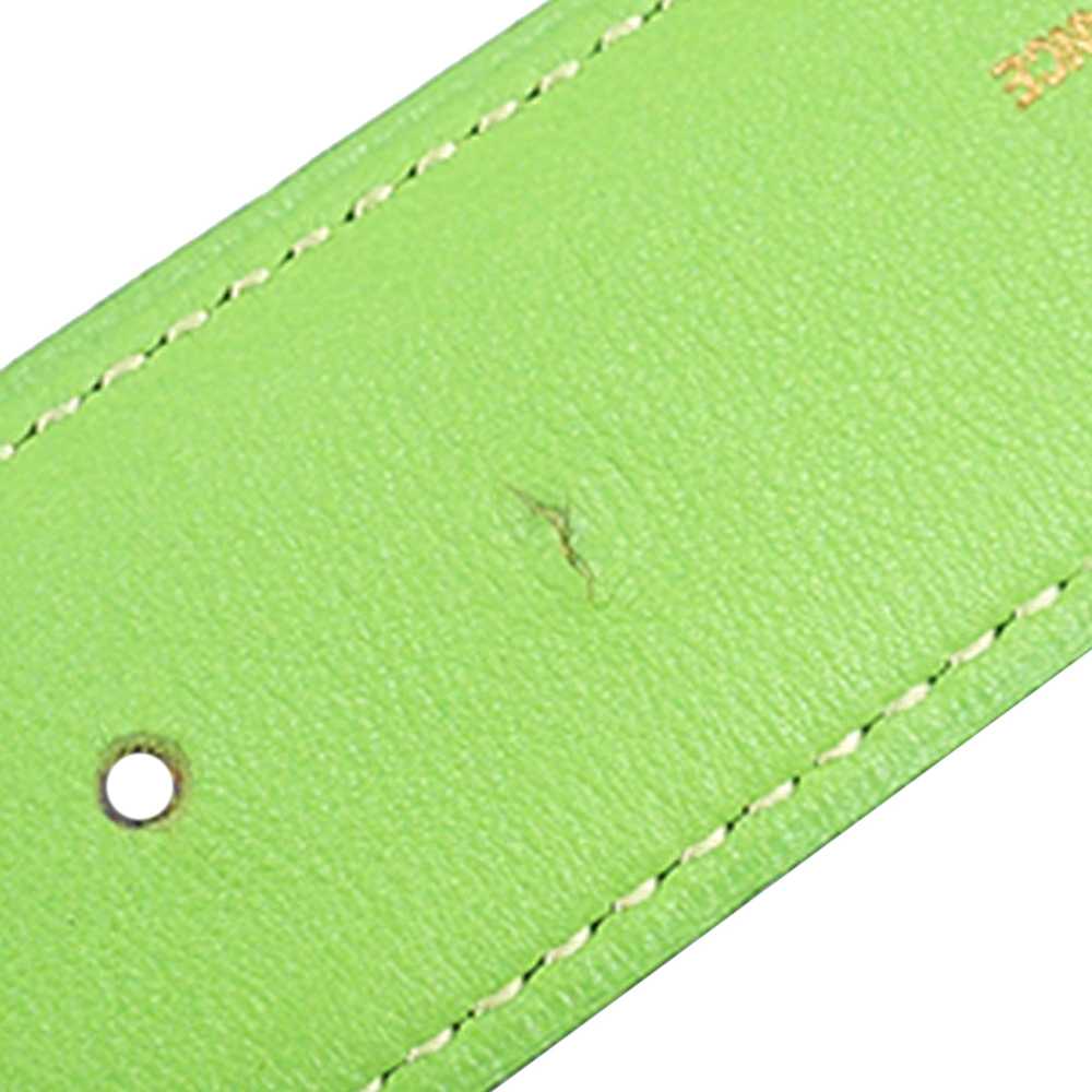 Product Details Green Leather Reversible Constanc… - image 8