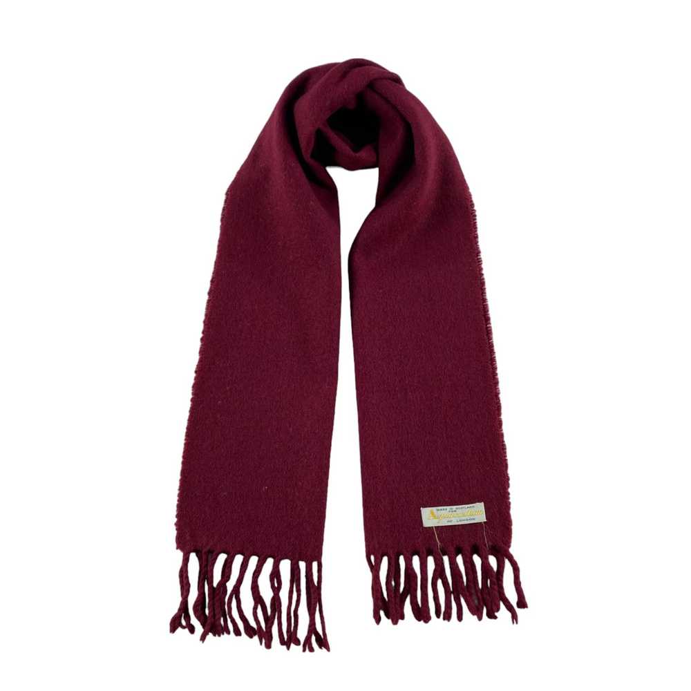 Aquascutum × Vintage Aquascutum Scarf / Muffler /… - image 1