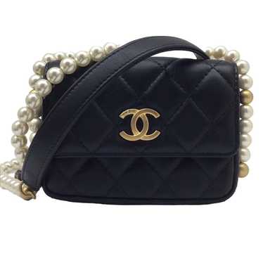 Chanel Chanel Matelasse Pearl Shoulder Wallet Cha… - image 1