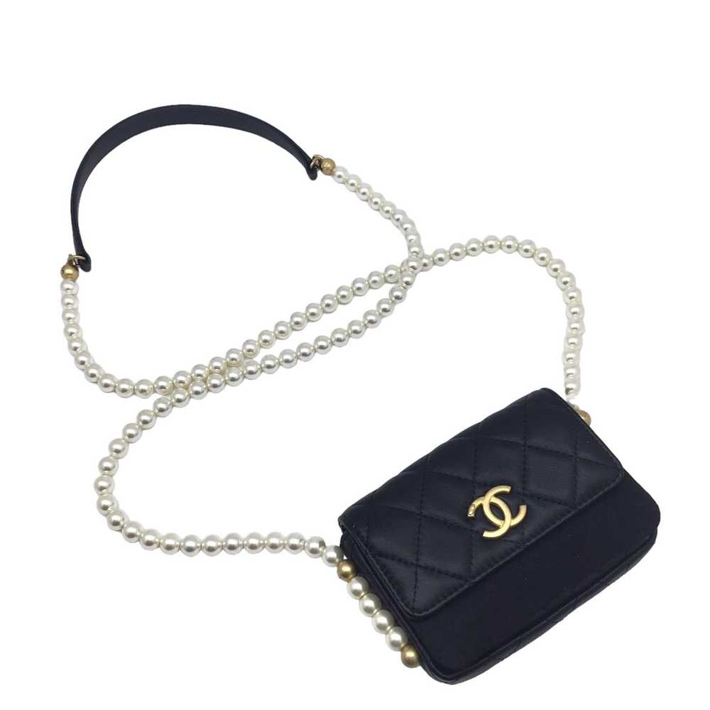 Chanel Chanel Matelasse Pearl Shoulder Wallet Cha… - image 4