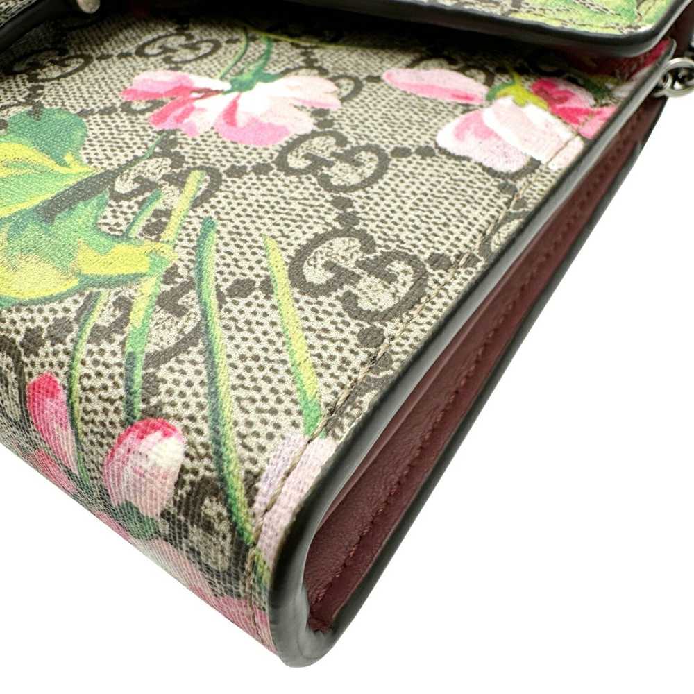 Gucci GUCCI Dionysus Chain Shoulder Wallet Blooms… - image 6