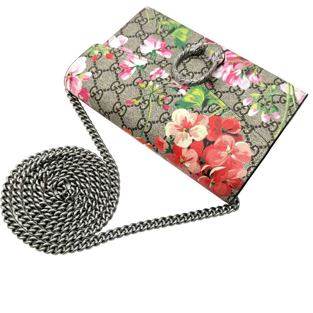 Gucci GUCCI Dionysus Chain Shoulder Wallet Blooms… - image 9