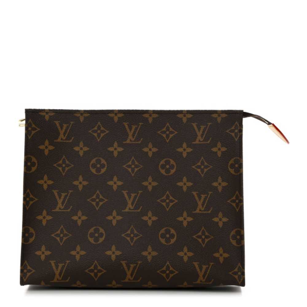 LOUIS VUITTON Monogram Trio Large Toilet Pouch 26… - image 1