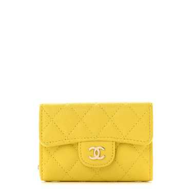 CHANEL Caviar Quilted Classic 4 Key Holder Wallet… - image 1