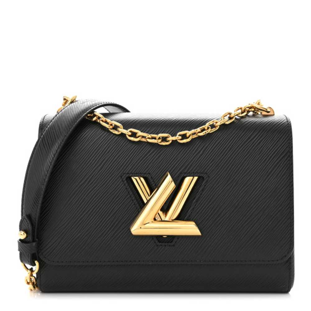 LOUIS VUITTON Epi Twist Shoulder Bag MM Black - image 1