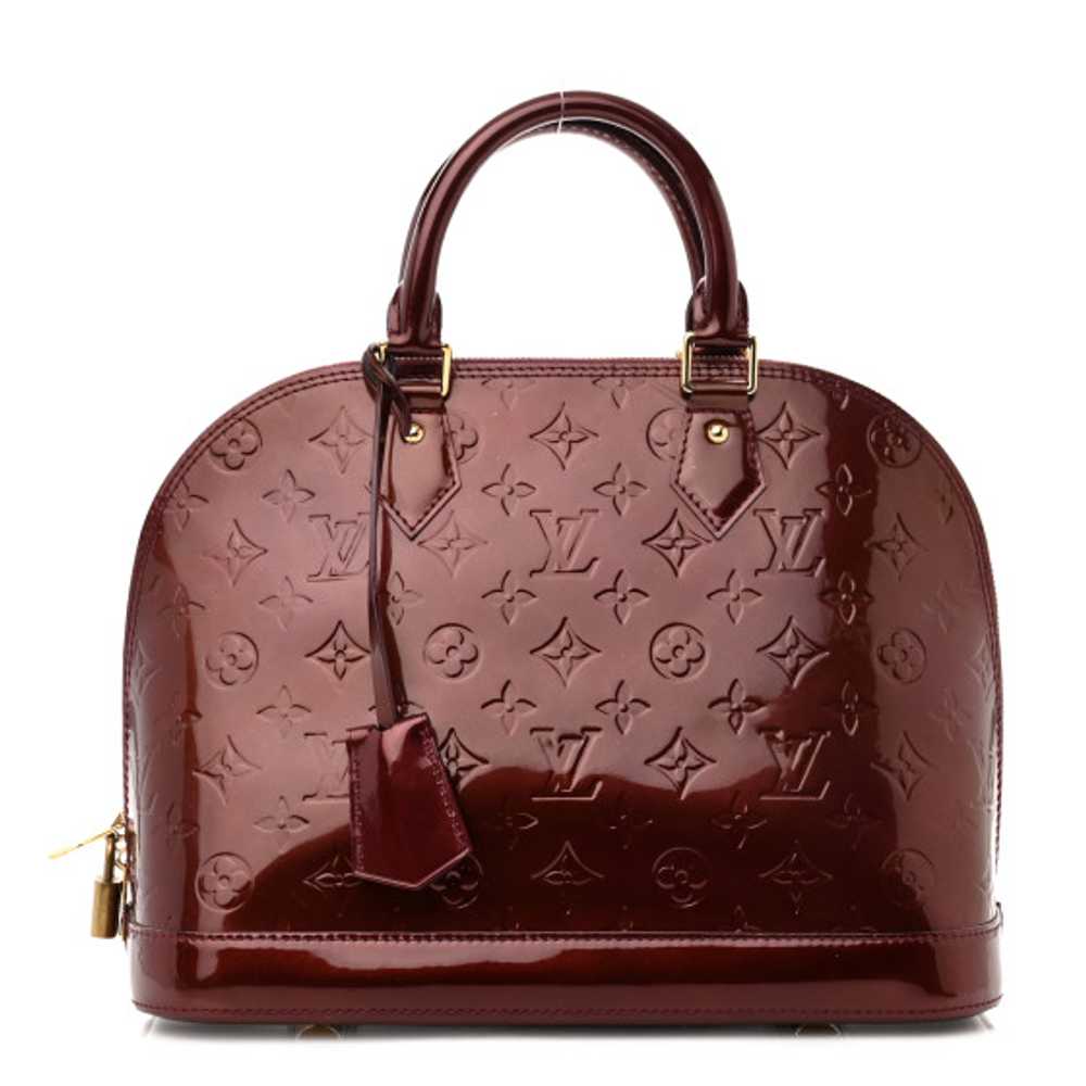 LOUIS VUITTON Vernis Alma GM Amarante - image 1