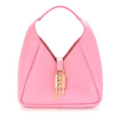 GIVENCHY Grained Calfskin Mini G-Lock Hobo Pink