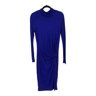 Reiss dress Freya twist front long sleeve midi bl… - image 1