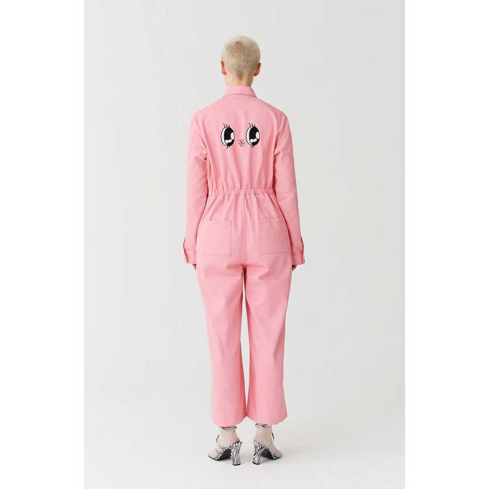 Lazy Oaf Esther Pink Bunny Coveralls Work Suit Si… - image 1