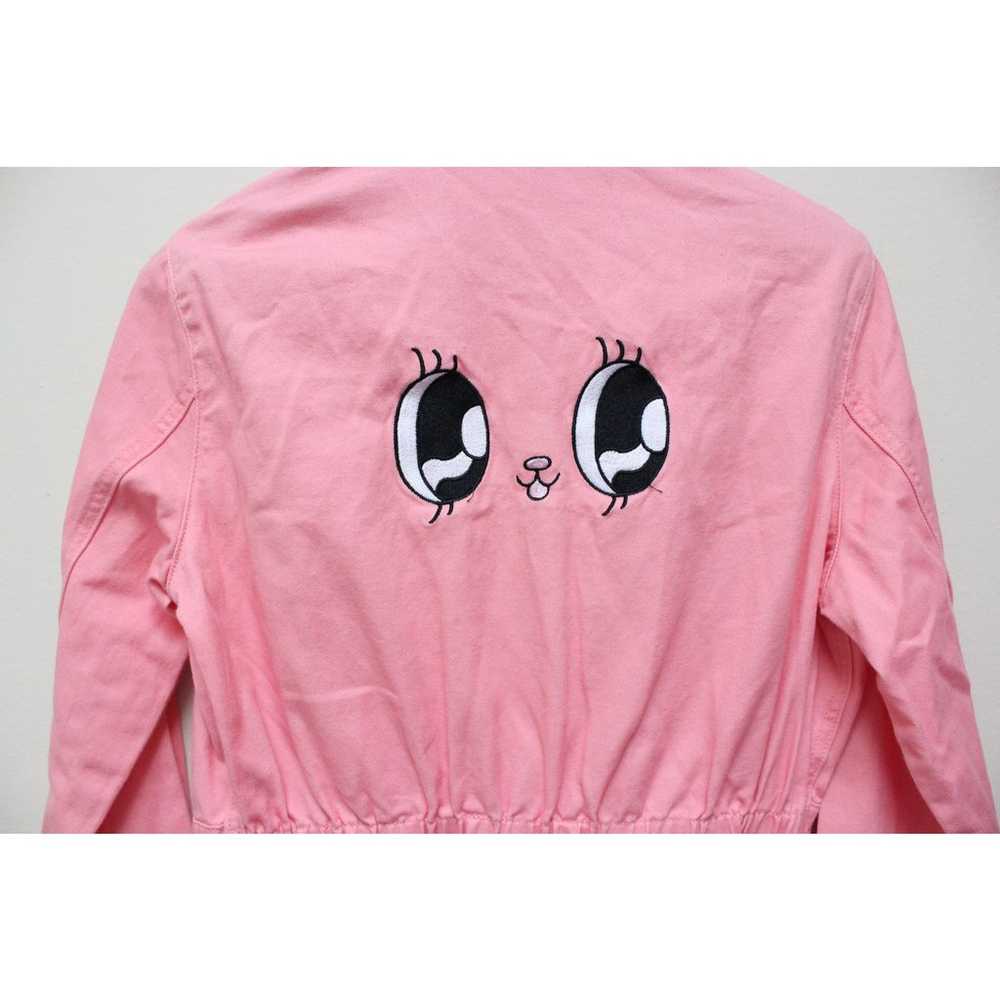 Lazy Oaf Esther Pink Bunny Coveralls Work Suit Si… - image 5