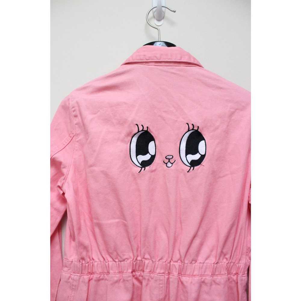 Lazy Oaf Esther Pink Bunny Coveralls Work Suit Si… - image 6