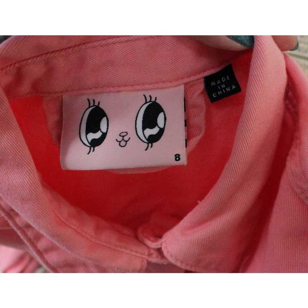 Lazy Oaf Esther Pink Bunny Coveralls Work Suit Si… - image 9