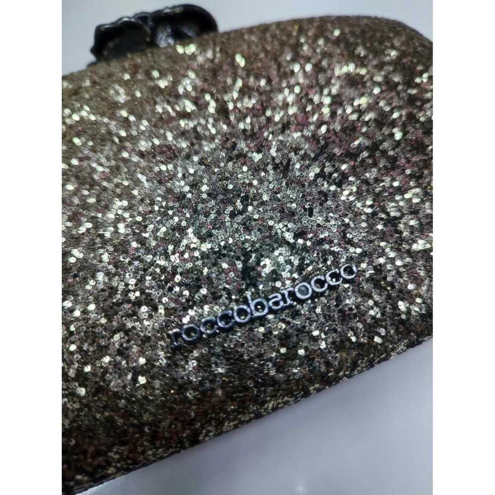 Roccobarocco Glitter clutch bag - image 5