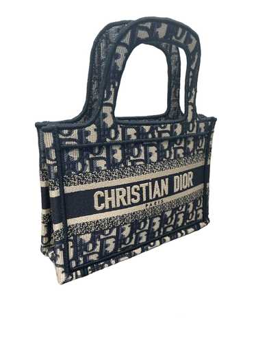 Christian Dior/Tote Bag/BLU/mini oblique
