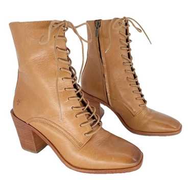 Frye Leather lace up boots