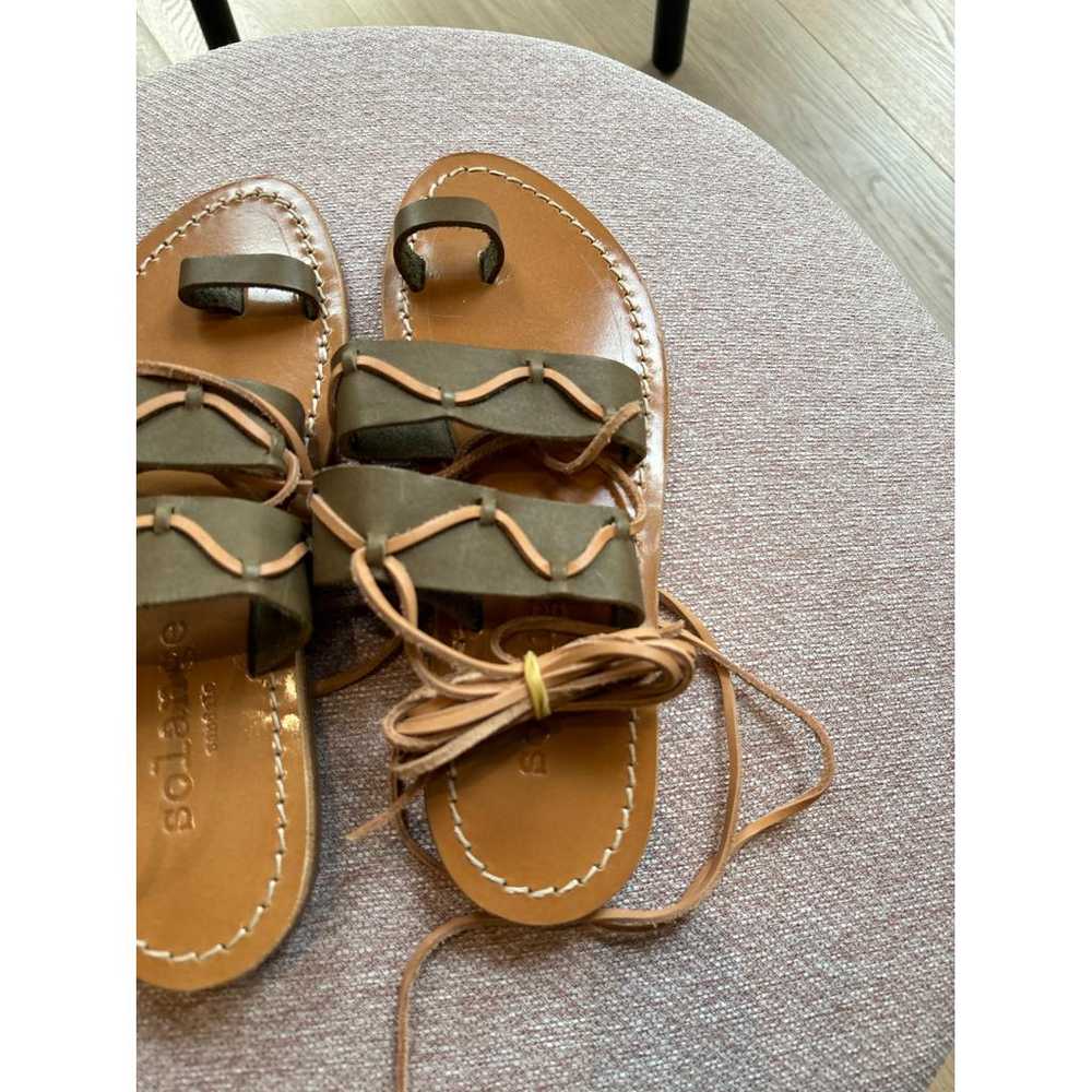 Solange Azagury-Partridge Leather sandal - image 4