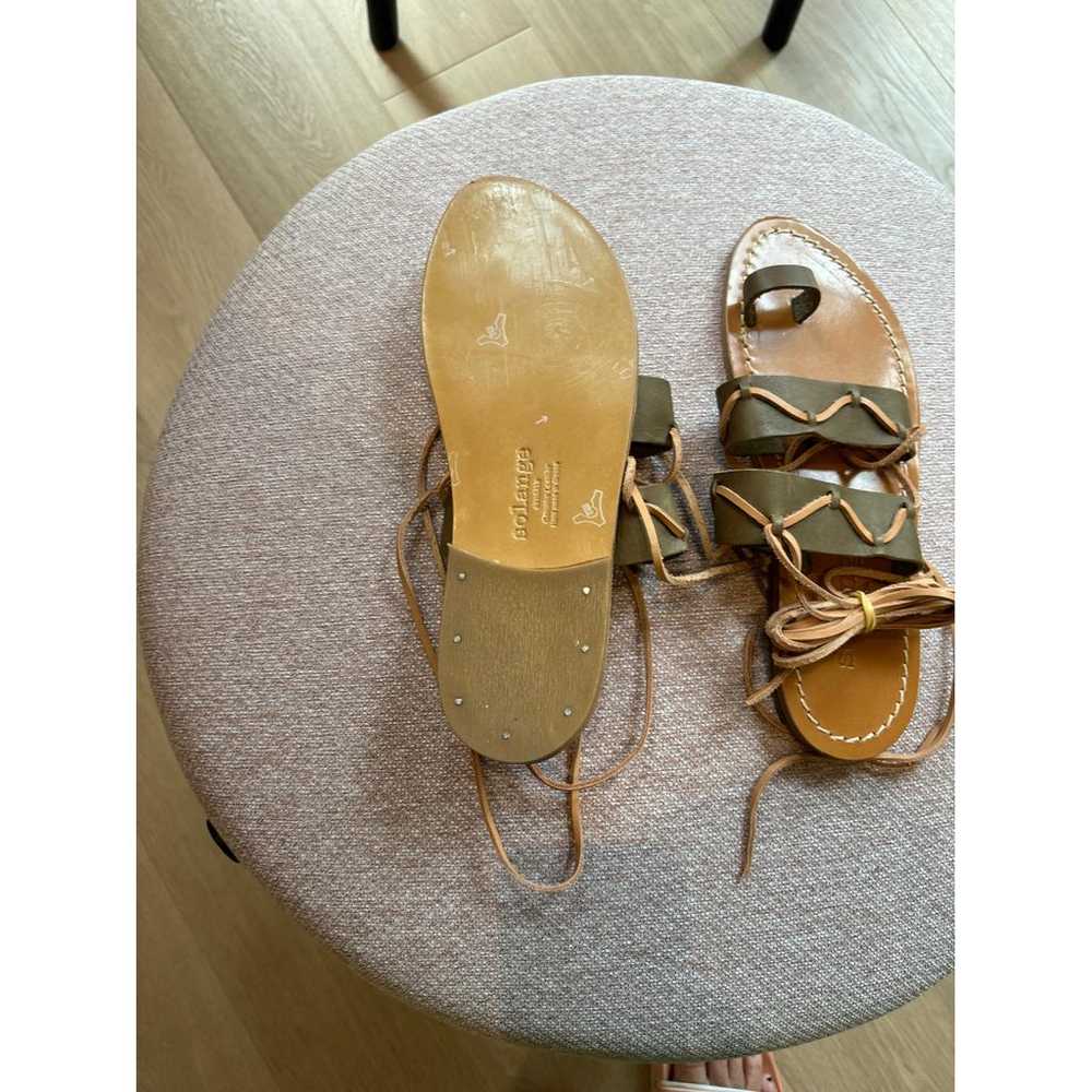 Solange Azagury-Partridge Leather sandal - image 5