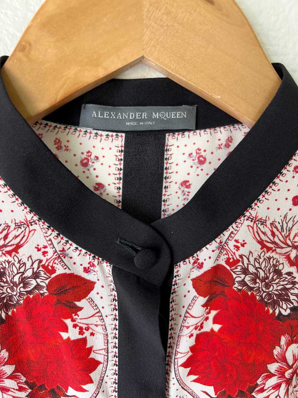 Alexander McQueen Silk Floral Blouse (S) | Used,… - image 3