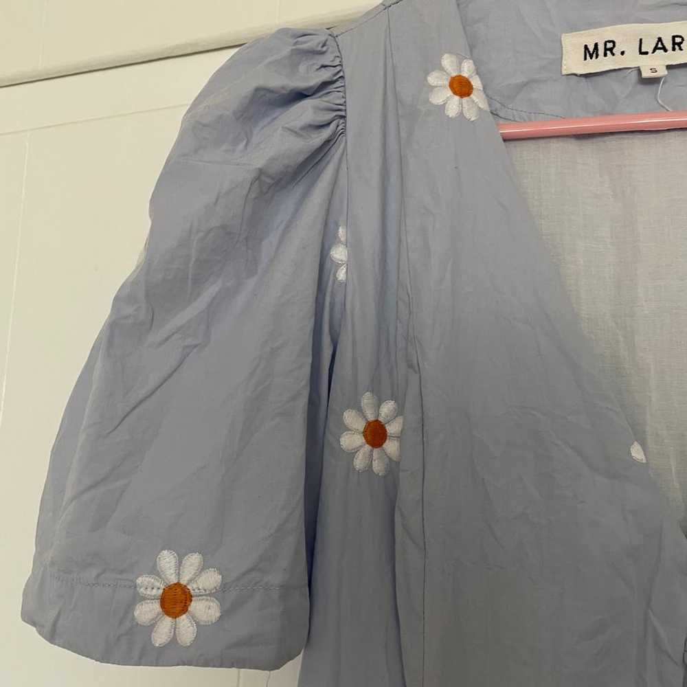 Mr. Larkin Embroidered daisy dress (S) | Used,… - image 3