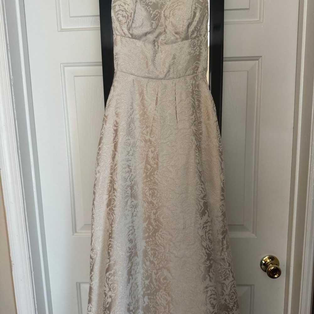 Adalyn Brocade High Slit Dress - image 4