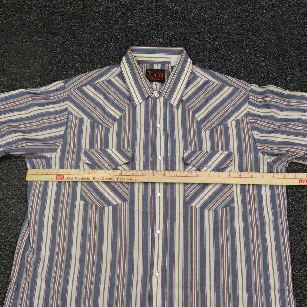 Vintage Plains Western Wear Shirt Adult Large Bla… - image 3