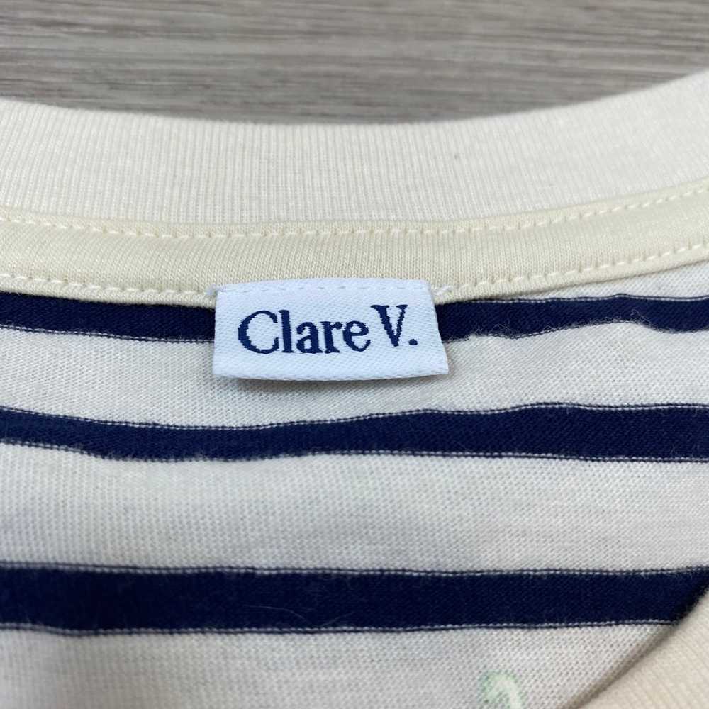 Clare V. Le Puff Striped Ruffle Sleeve Side Pocke… - image 5