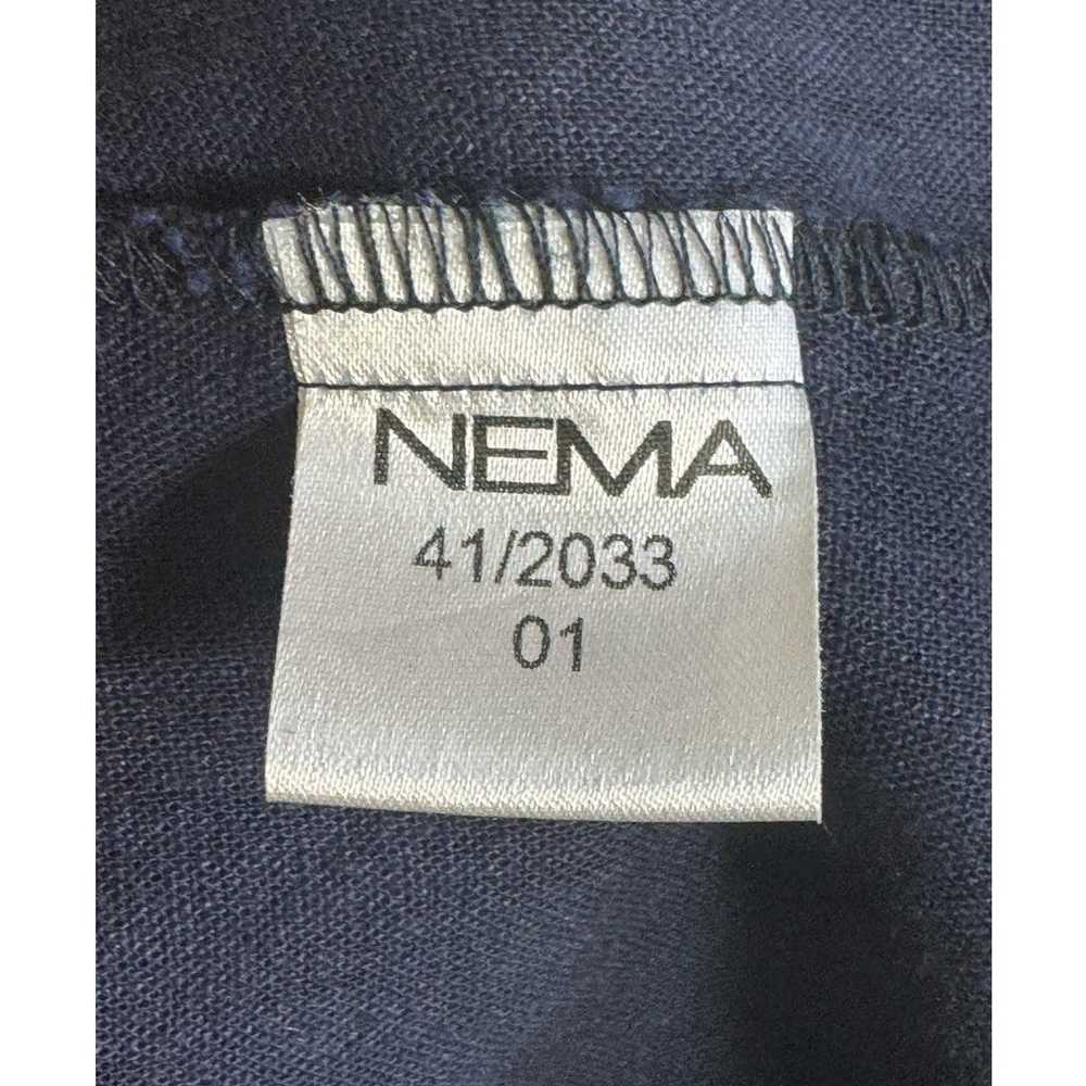 NEMA Resortwear Aztec Print Navy Mini Dress Size … - image 5