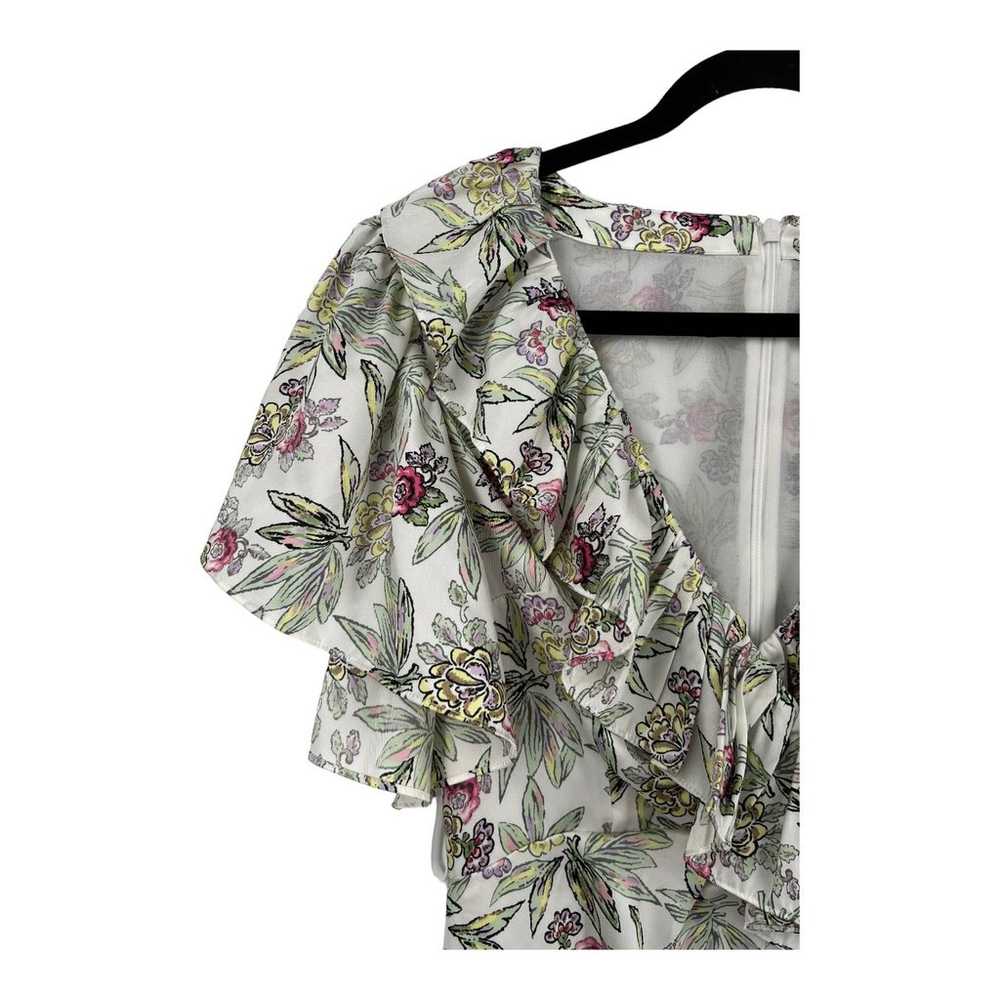Cinq A Sept dress Evans floral ruffle minidress s… - image 2