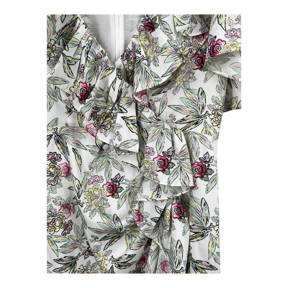 Cinq A Sept dress Evans floral ruffle minidress s… - image 4